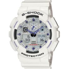 G-Shock GA100 Watch White/White, One Size