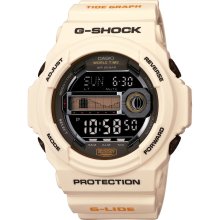 G-Shock Glide GLX 150 Tide Watch in WhiteBand/BlackFace