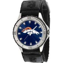 Game Time Denver Broncos Black Nfl-Vet-Den Men'S Nfl-Vet-Den Veteran Custom Denver Broncos Veteran Series Watch