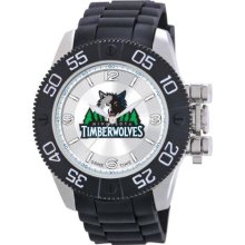 Game Time Nba-Bea-Min Men'S Nba-Bea-Min Beast Minnesota Timberwolves Round Analog Watch