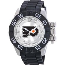 Game Time Nhl-Bea-Phi Men'S Nhl-Bea-Phi Beast Philadelphia Flyers Round Analog Watch