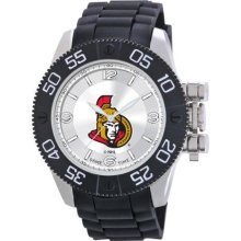 Game Time Nhl-Bea-Ott Men'S Nhl-Bea-Ott Beast Ottawa Senators Round Analog Watch