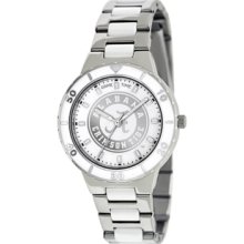 Game Time Watch, Womens University of Alabama White Ceramic and Stainl