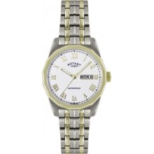 GB02227-02 Rotary Mens Classic Two Tone Watch