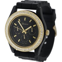 Geneva 7827 Women's Platinum Silicone Watch