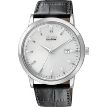 Gents Citizen Eco-drive Vintage Leather Strap Watch Bm7190-05a Rrp Â£139.00