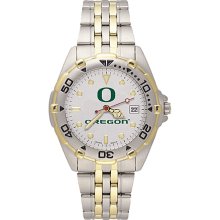 Gents NCAA University Of Oregon Ducks Watch In Stainless Steel