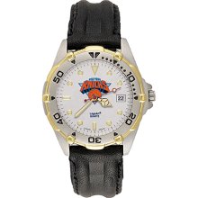 Gents New York Knicks All Star Watch With Leather Strap