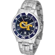 Georgia Tech Yellow Jackets NCAA Mens Competitor Anochrome Watch ...