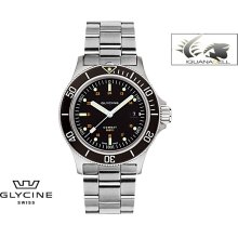 Glycine Watch Combat Sub 200m Automatic- Black Bezel 3863.196 N-MB