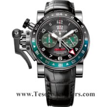 Graham Chronofighter Oversize GMT BRG Steel 2OVGS.B12A