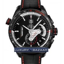 Grand Carrera Automatic Calibre 36 RS Caliper Chronograph (Titanium PVD / Black / Leather )