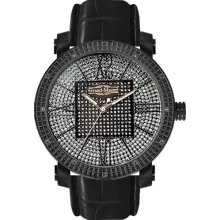 Grand Master 0.15CT Black Case Diamond watch GM1-34B