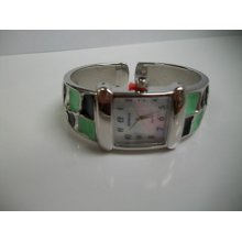 Green/black Designer Elegant Watch Bangle