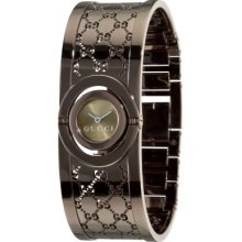 Gucci Women's Twirl Swiss Quartz Brown Stainless Steel Bracelet Watch