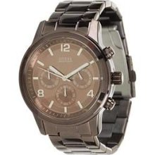 Guess Chronograph Stainless Steelbronz Men's Watch U16003g2