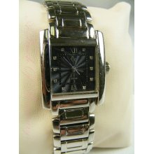 Guess Collection G20001L Stainless Steel Bracelet Black Dial Watch