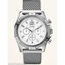 Guess Menâ€™s U21502g1 Stainless Steel Boldly Detailed Sport Chronograph Watch