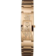 Guess Women's U11624L3 Gold Stainless-Steel Quartz Watch with Gol ...