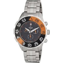 GV2 by Gevril Parachute Chronograph Bracelet Date Mens Watch 3002B