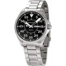 Hamilton Khaki Aviation Black Dial Men's Watch #H64611135