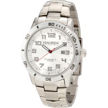 Haurex Italy Men's Premiere Polished Stainless-steel Date Watch-7a355uss