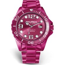 Haurex Watches Women's Ink Pink Dial Pink Aluminum Pink Aluminum Pink