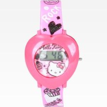 Hello Kitty Digital Wristwatch: Pink Bows