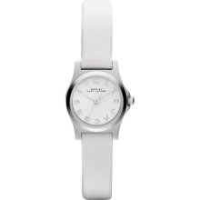 Henry Dinky White Leather Watch