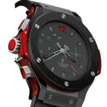 Hublot Big Bang Black Ceramic Mens Watch Black Stick Dial 309G-CM-110