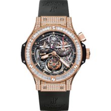 Hublot Bigger Bang Gold Mat Jewellery Tourbillon Watch 308.PX.130.RX.094