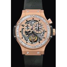 Hublot Bigger Bang Gold Mat Carat Tourbillon Watch 308.PI.500.RX.194