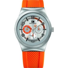 Hugo Boss Men 'boss Orange' Multifunction Date-day 42mm Orange Poly-u 1512760