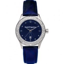 Hush Puppies HP.3099L.2503 Crystal Accent Ladies Watch - Blue