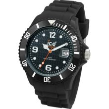 Ice Watch Watch Sili Collection Black Silicone Mens Watch Sibkbs