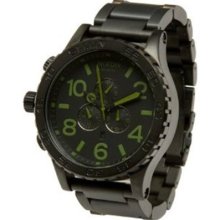 In Box Nixon 51-30 Chrono Watch Matte Black/surplus A083-1042 A0831042