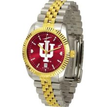 Indiana University Hoosiers Men's Stainless Steel Alumni Dress Watch