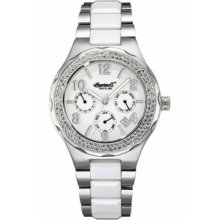 Ingersoll In7201wh Monroe White Dial Stainless Automatic Women's Watch