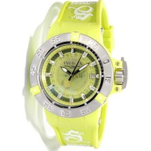 Invicta 10111 Subaqua Lady Lime Green Dial Quartz Date Display Li ...