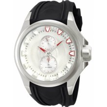 Invicta 12338 Men's Watch S1 Rally Rubber Bracelet Silver Tone Dial