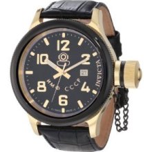 Invicta Men's 12425 Russian Diver Black Dial Stainless Steel Watch