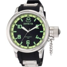 Invicta Men's 1433 Russian Diver Black Dial Rubber Watch Wrist Watches Sport