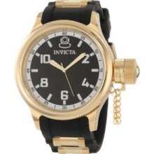 Invicta Men's 1436 Russian Diver Black Rubber Dial Watch