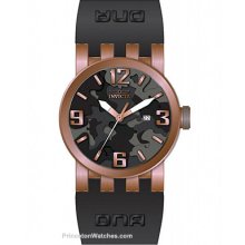 Invicta Mens DNA/Camouflage Black Camouflage Dial Rose Tone Invicta-10448