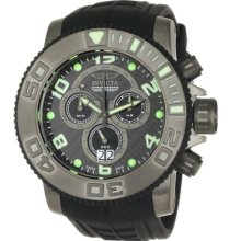 Invicta Mens Pro Diver Sea Hunter Swiss Made Chronograph Gunmetal Ip Big Watch