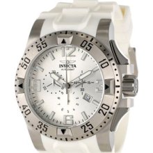 Invicta Mens Sport Excursion Swiss Made Chronograph White Polyurethane Watch