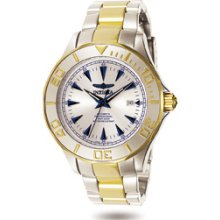 Invicta Ocean Ghost III Two Tone Automatic Silver Dial Skeleton Dive