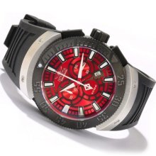 Invicta Watches - Men's 0660 Sea Scavenger Collection Chronograph Red Dial Swiss Watch