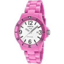 Invicta Watches Women's Angel White Dial Pink Plastic Pink Plastic Wh