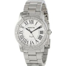 Invicta Women's 14373 Angel Collection Silver Dial Diamonds Quartz Watch